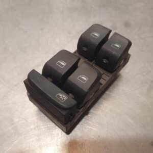 Audi A4 Power Window Switch RH Front (Master Switch), B8 8K, 8K0959851D
