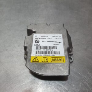 BMW X3 E83 SRS Control Module ECU 65773424581 Bosch 0285001870 OEM