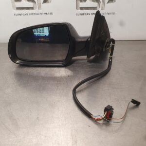 Audi A4 Left Door Mirror B8 8K, A4/S4, Manual Fold, No Lane Change Assist Type
