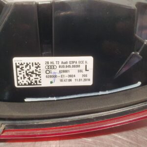 Audi Q3 Left Taillight in Tailgate, 8U, Q3, LED Type, 8U0945093M