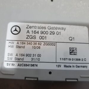 Mercedes Gl Class, Gateway Module A1649002901, X164 2006–2012