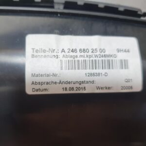 Mercedes B Class W246, Astray Storage A2466802500